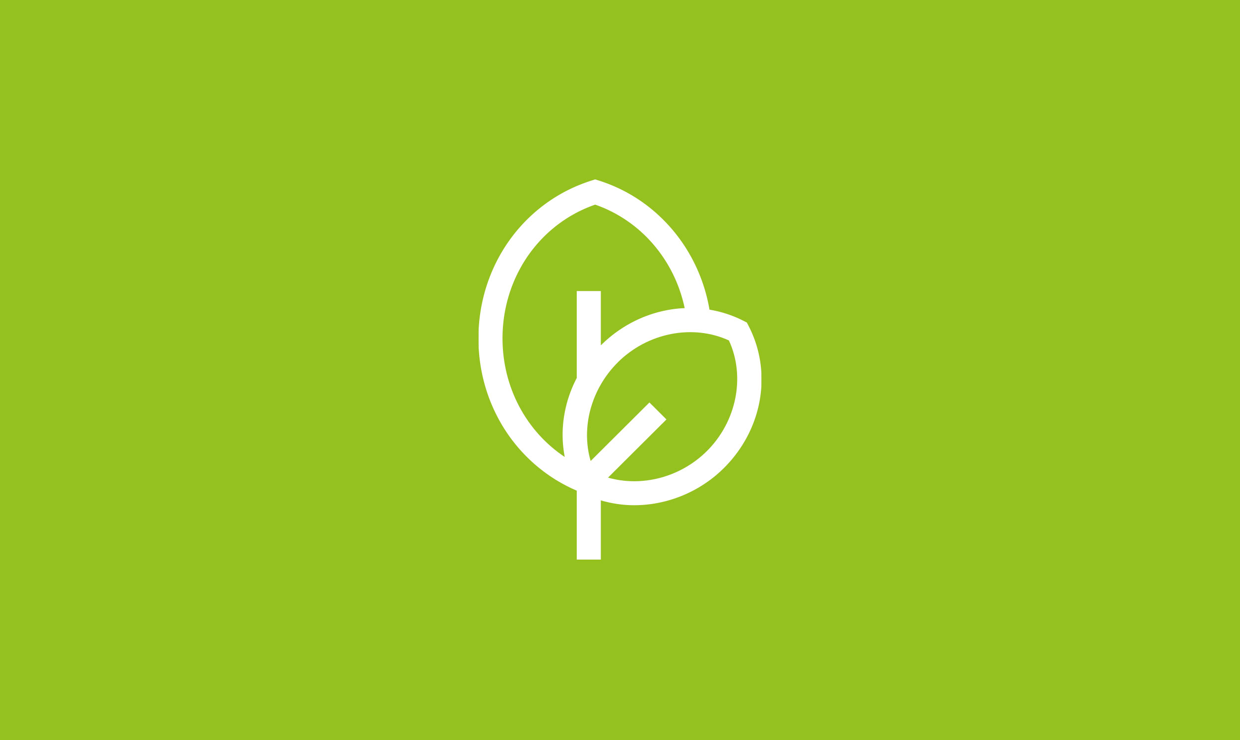 Das grafische Bild eines Blatt.