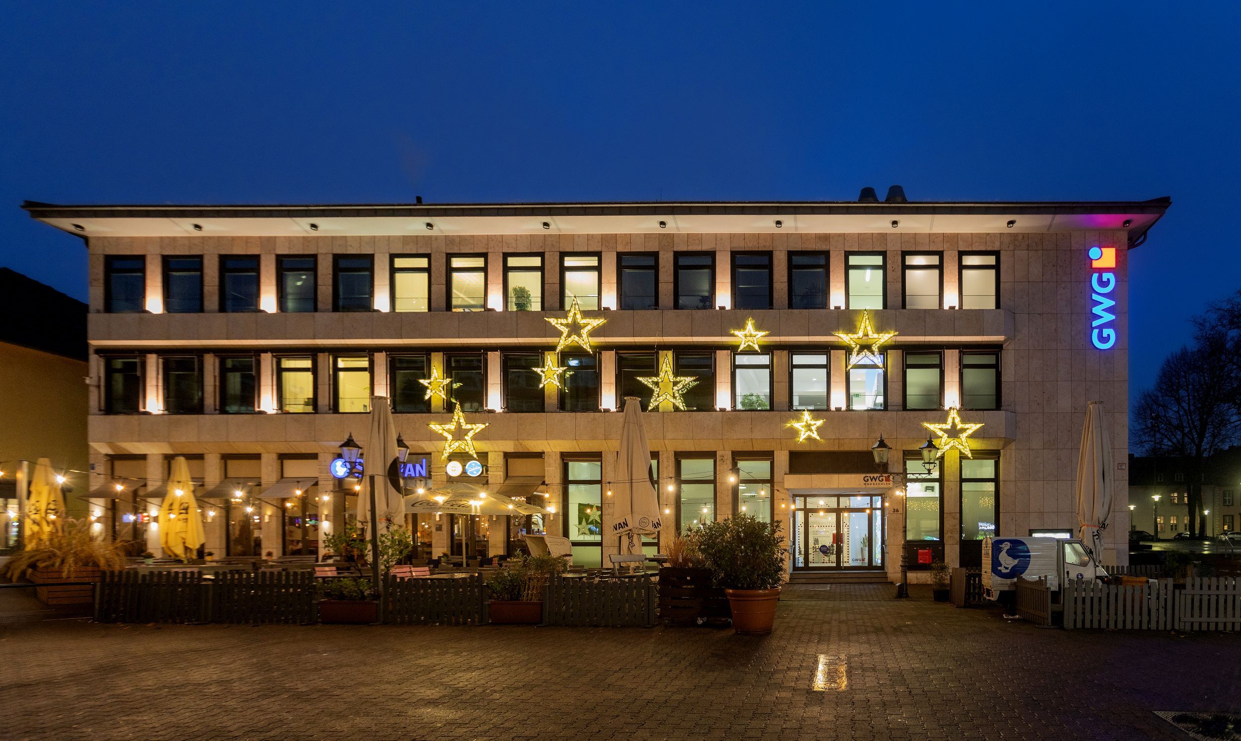 Das Bürogebäude der GWG Neuss